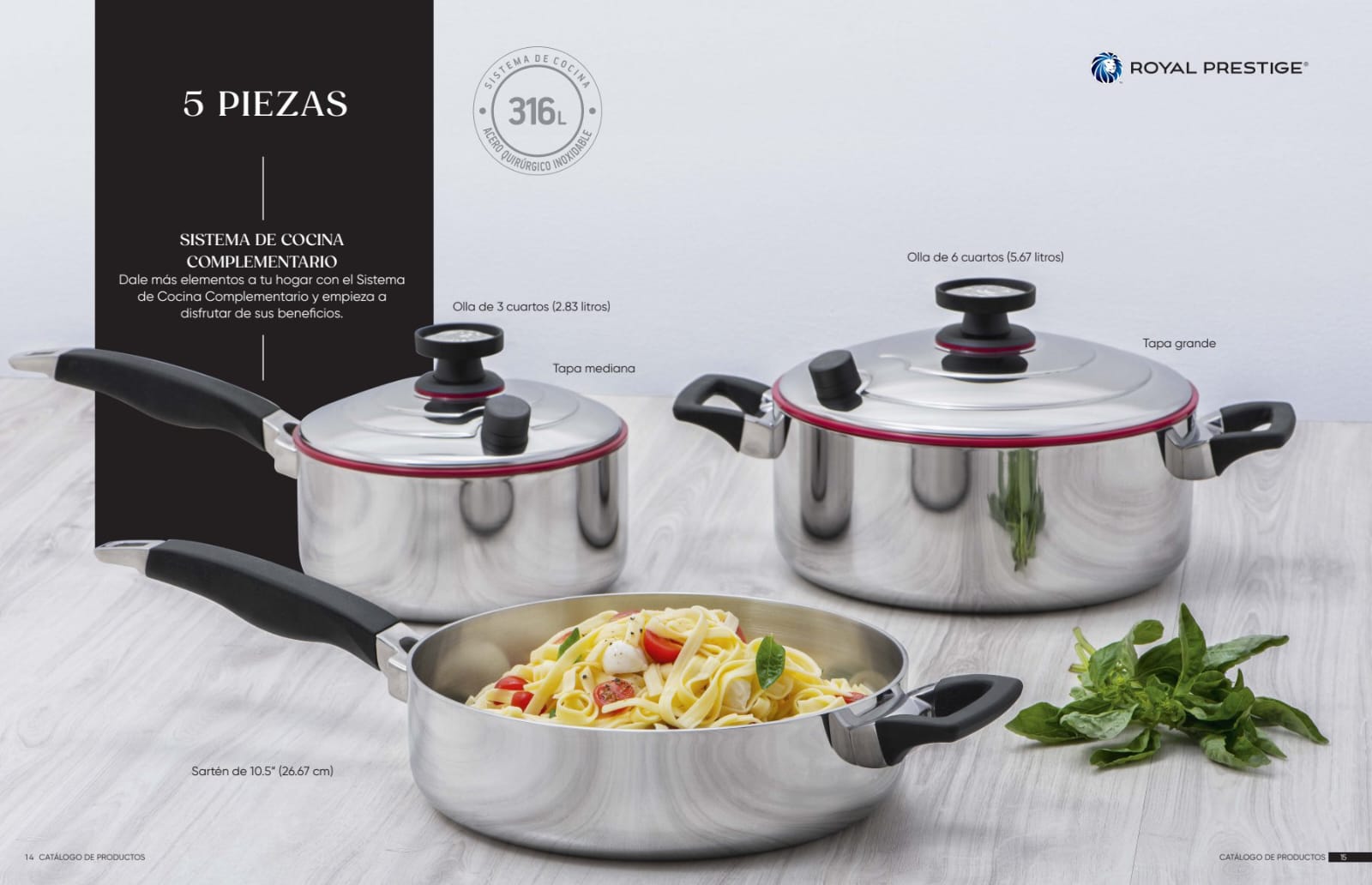 SET DE 5 PIEZAS COMPLEMENTARIO - Imagen 2